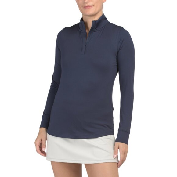 UNDER ARMOUR Midnight Navy Playoff Quarter Zip Jacket - Picture 1 of 2